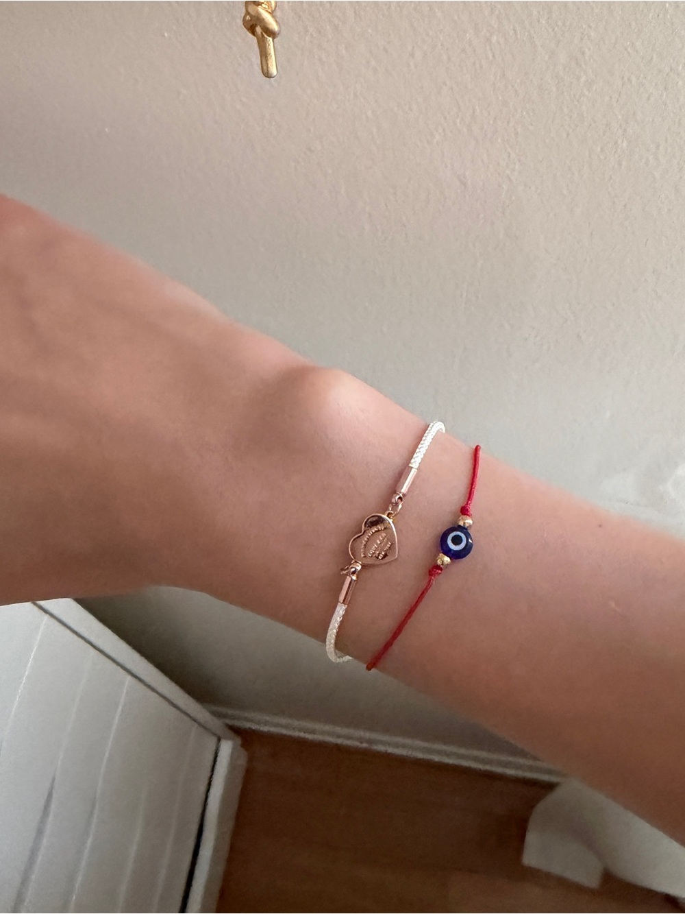 Yellow heart bracelet